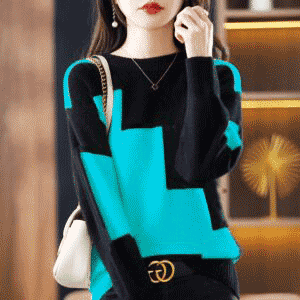 Causal O Neck Long Sleeve T Shirts , Fashion Skinny, Solid Color , Patchwork Female, Elegant Simple Wild Tops # NP