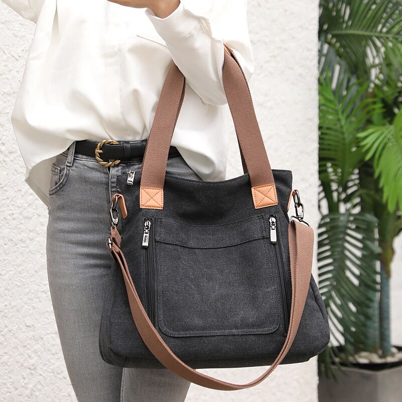 Luxury Designer Handbag , Women Large Capacity, Shopping Tote Bag , High Quality Canvas Shoulder Cross body Bags for Women 2023 New # NP - Image 4